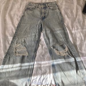 Divided H and M Wide Flare Light Blue Jeans | Size Women’s US 0 / EUR 32